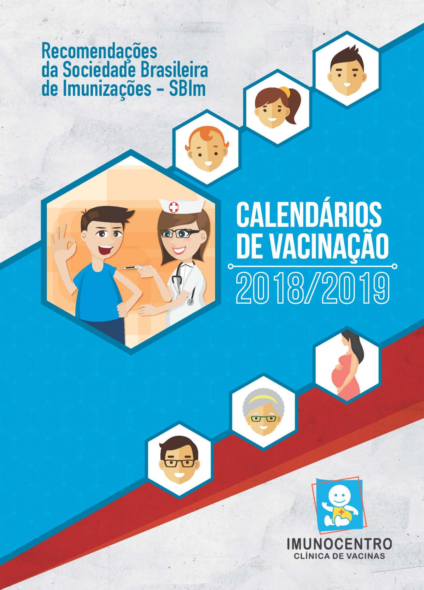 CALENDÁRIOS VACINAÇÃO 2019